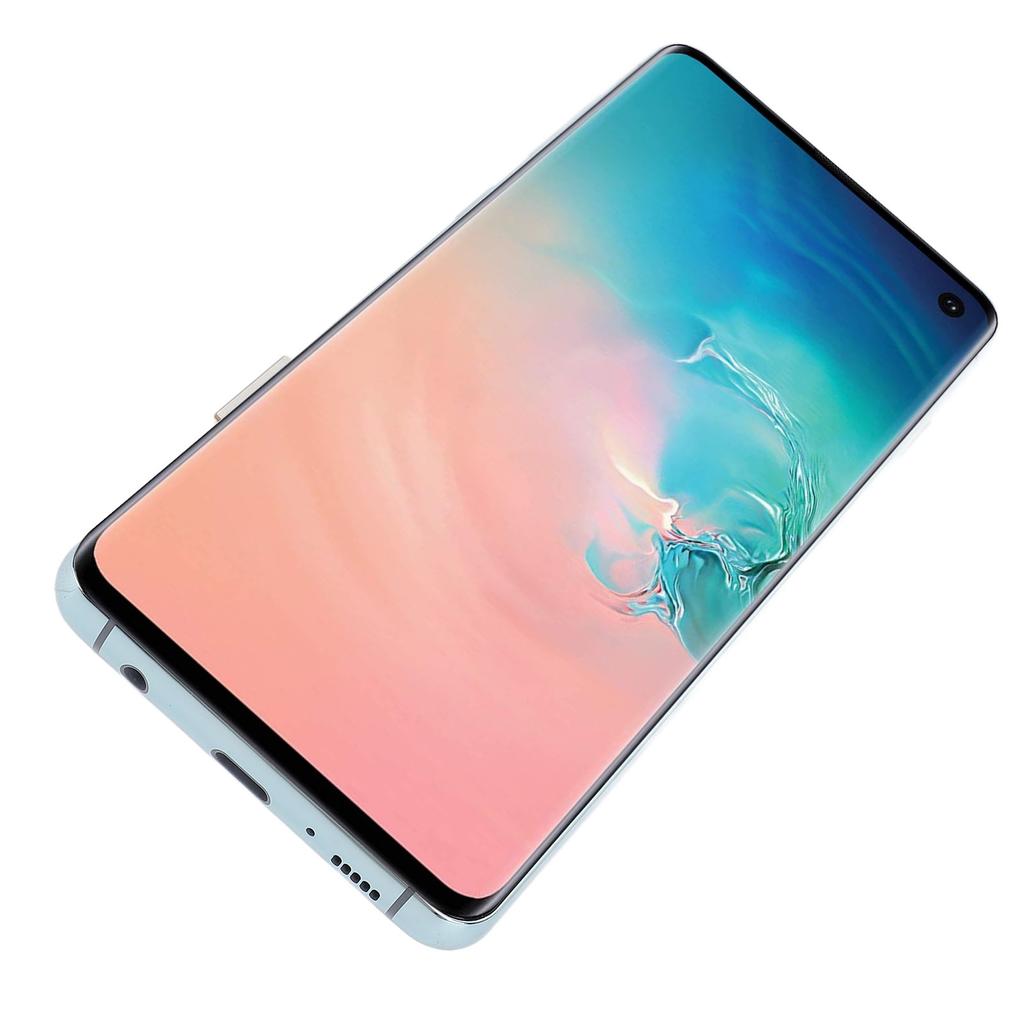 6,1-tolline ekraan Galaxy S10 jaoks Orgaaniline LED-telefoniekraan raamiga Digitaatori sõlm