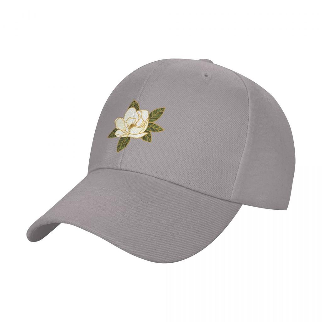Magnolia Flower Baseball Cap Beach Bag Visor Luxury Cap Fashion Beach Men Golf Wear Women's