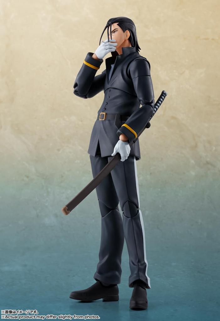 TAMASHII NATIONS S.H.Figuarts Rurouni Kenshin: Meiji Swordsman Romantic Story - Saito Hajime, approximately 165mm, PVC & ABS painted action figure