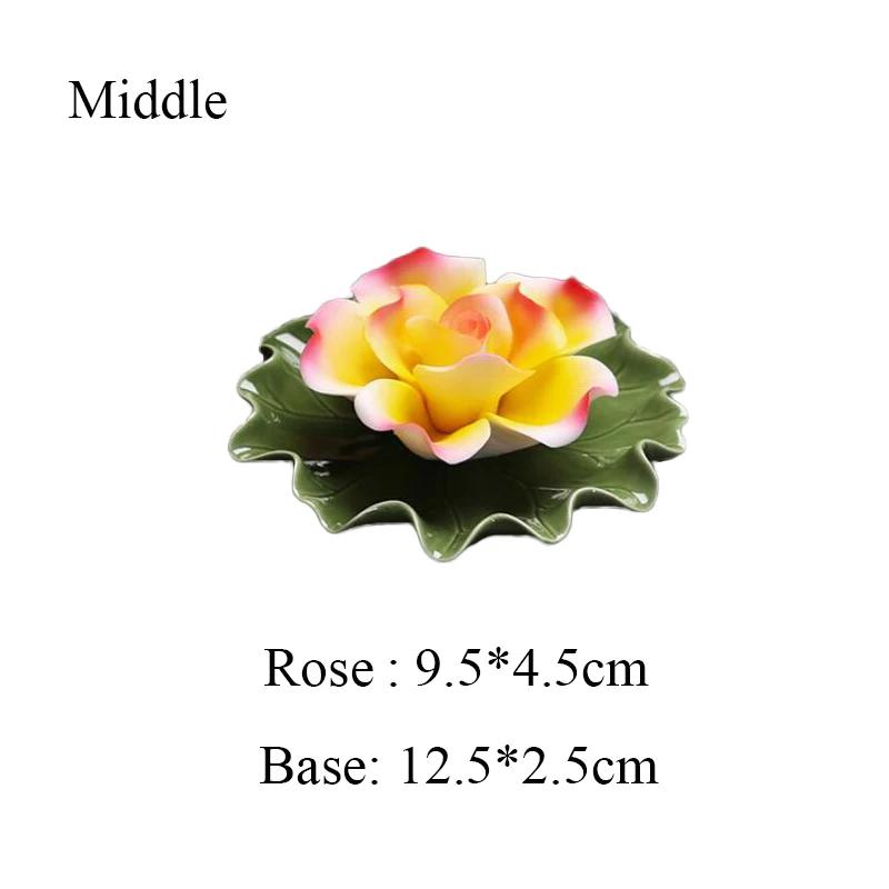 Y Handmade Large Lotus Flower Incense Burner Multi-Color Line Incense Holder Tea Room Office Home Decoration Buddha Home Decor