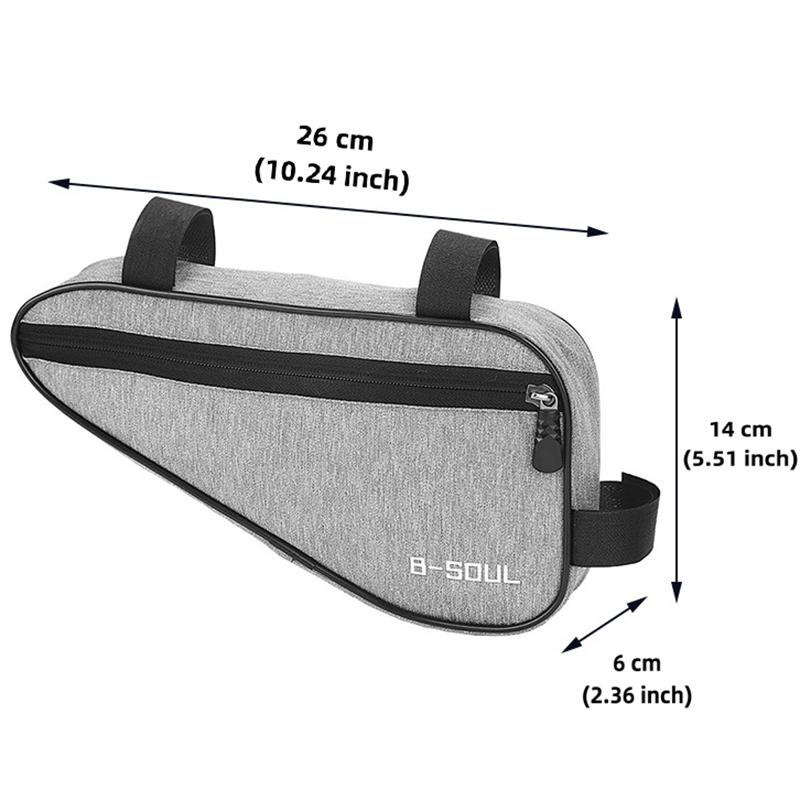 Fahrrad Dreieckstasche Frontrohr Rahmen Sattel Aufbewahrungstasche Wasserdichte Tasche Langlebiges Fahrrad Vielseitig Langlebige Tasche Fahrradzubehör