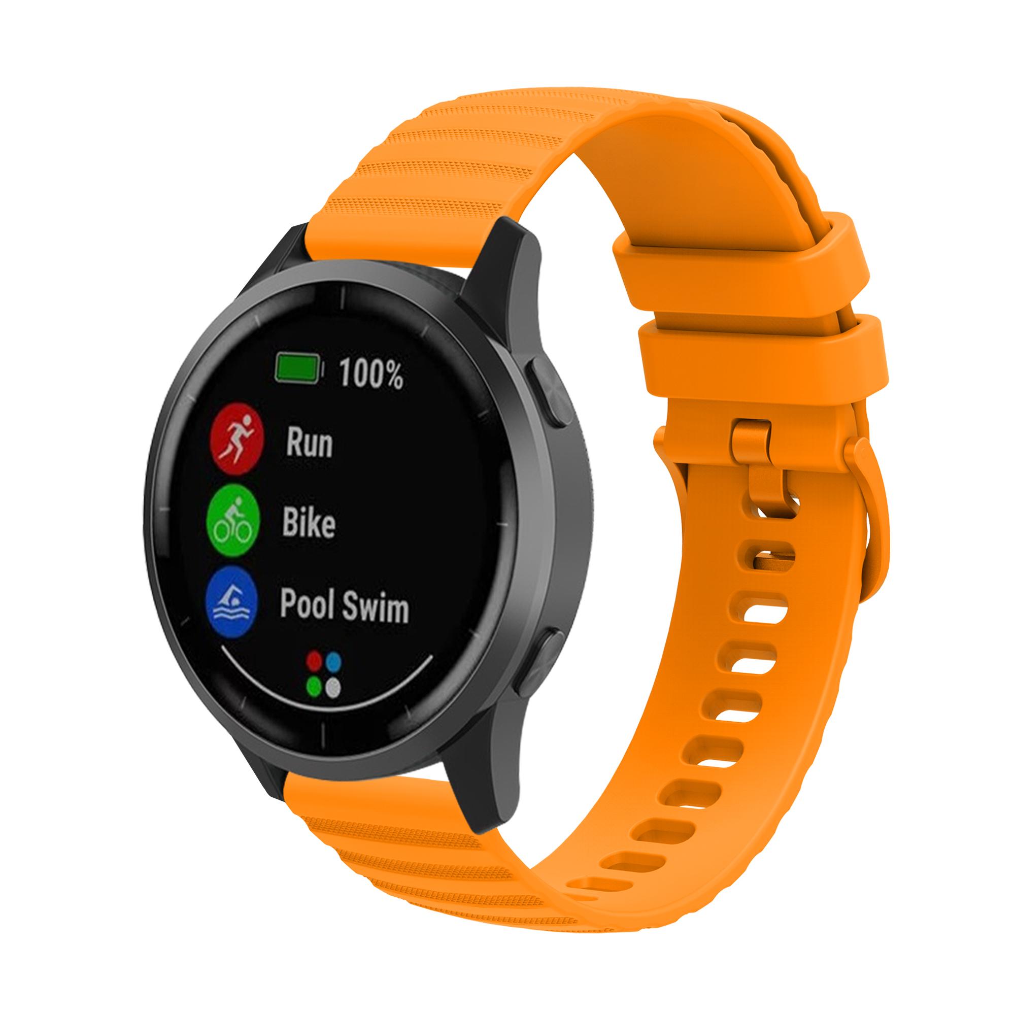 

18 мм силиконовый ремешок для смарт-часов Garmin Vivoactive 3S 4S ремешок Venu 2S Vivomove 3S Forerunner 255S Active S браслет CHINA&18mm