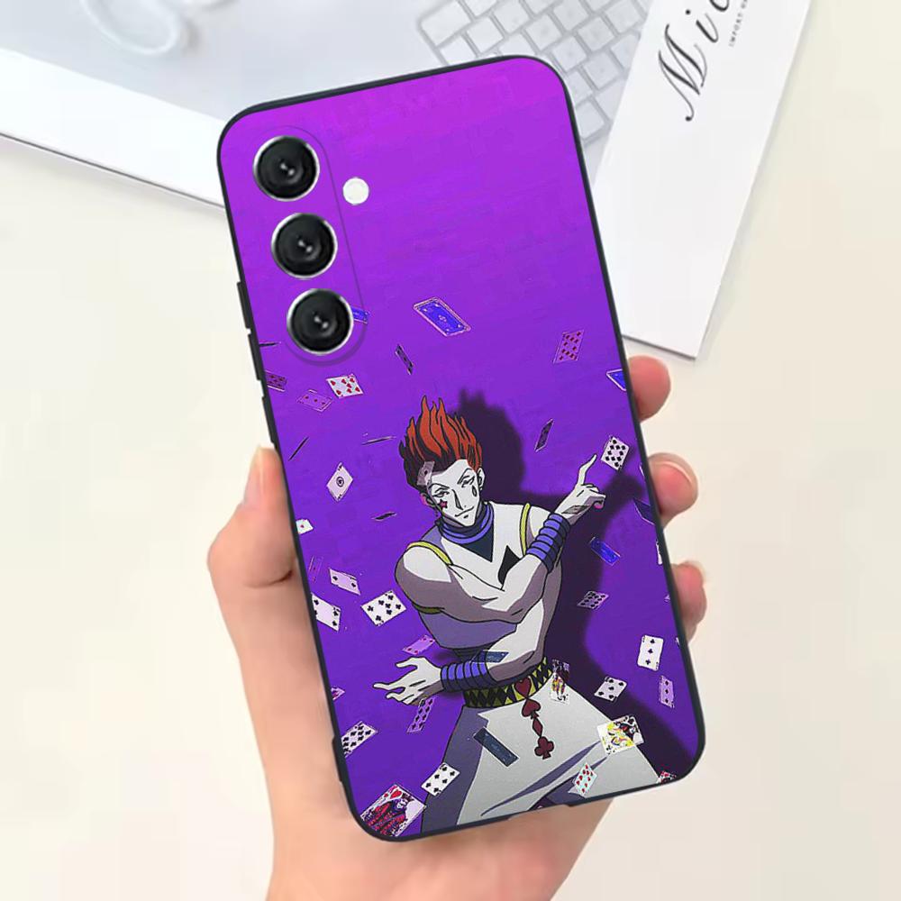 Anime H-Hisoka M-Morow Phone Case For Samsung Galaxy A13,A21s,A22,A31,A32,A52,A53,A71,A80,Soft Black Shell