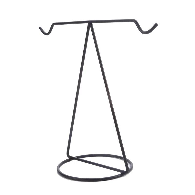 Metal Earring Display Stand For Necklace Handbag Multiple Shapes Jewelry Key Chain Holder