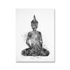 Meditasjon Lerret Maleri Abstrakt Buddha Yoga Kunst Motiverende sitat Plakat Buddhisme Print Plakat For Stue Hjem Innredning
