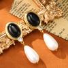 Women's Light Luxury Design Elegant Imitation Pearl Tassel Earrings Fashionable And Versatile Niche Design Sense Long Earrings