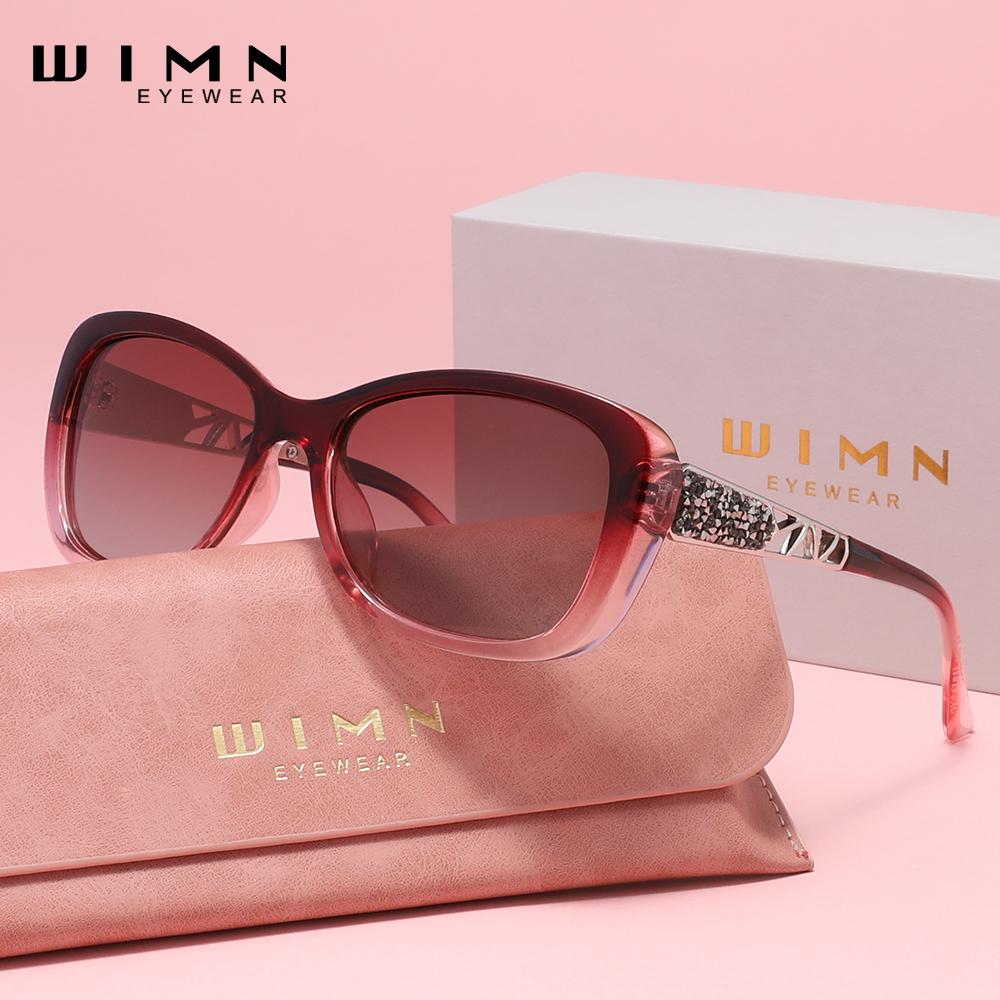WIMN Fashionable Vintage Cat Eye Sunglasses with Polarized Technology and UV400 Shield