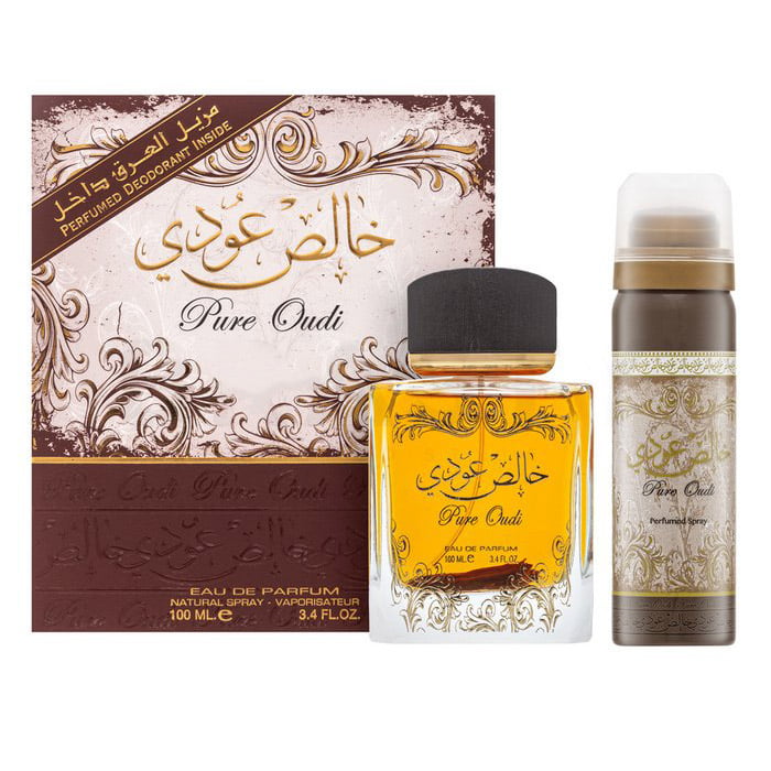 Set Lattafa:  Pure Oudi, Eau De