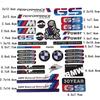 Motorcycle Car Trunk Reflective Decorative Stickers For BMW M Power Performance E28 E30 E34 E36 E46 E60 E90 F84 F87 X1 X3 X5 X6 MPSGW1