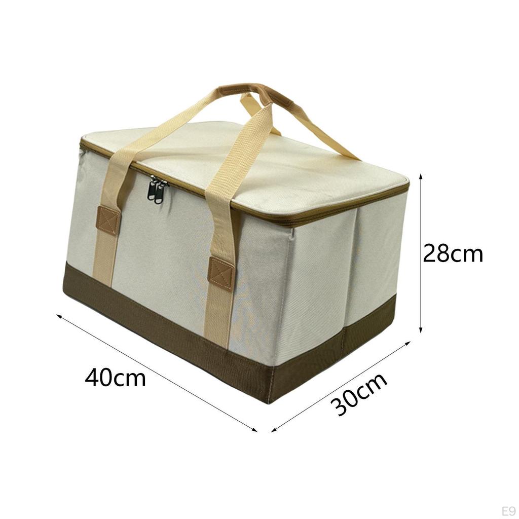 Camping Cookware Bag Gas Tank Storage Collapsible Container Handbag Equipment
