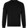 STONE ISLAND Sudaderas Hombre Negro Cuello Redondo Moderado Regular 741566060-V0029