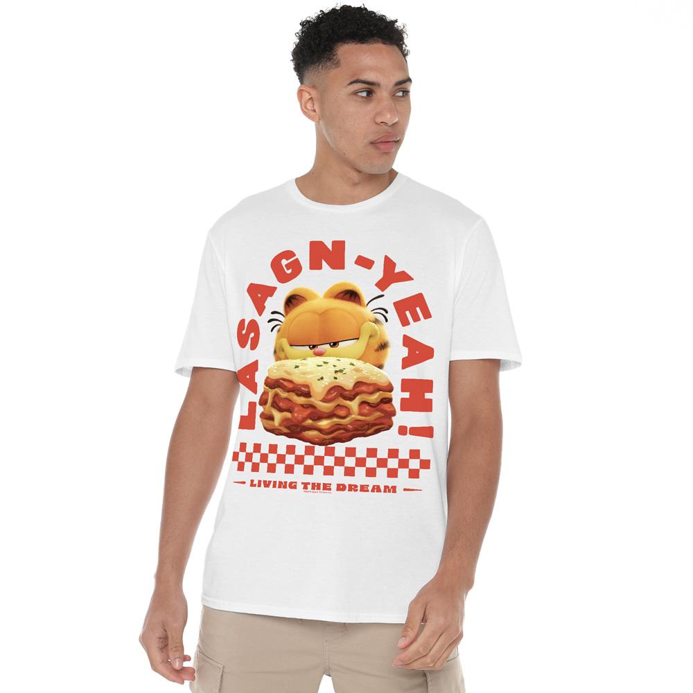 Garfield Movie Mens Lasagnyeah T-Shirt