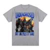 Undiagnosed But Im Pretty Sure Wolf Printed Funny Meme Tshirt for Men Women Harajuku Gothic Retro Tshirt Women Tops Clothing