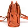 CHANEL vintage CC CC Mark logo Double Chain Tote Bag Shoulder Bag Orange