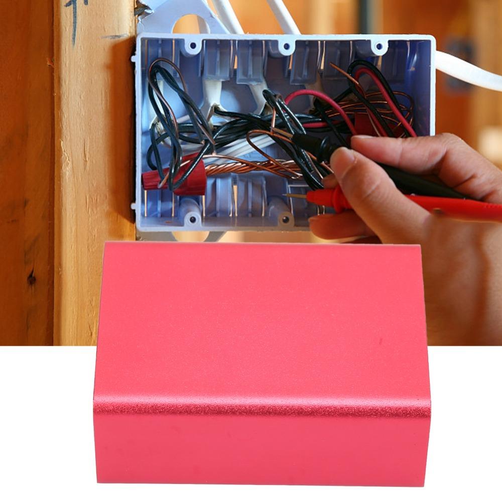 23*44*60mm Aluminum Box Frosted Red Aluminum Electronic Project Enclosure Case Circuit Board Instrument Box