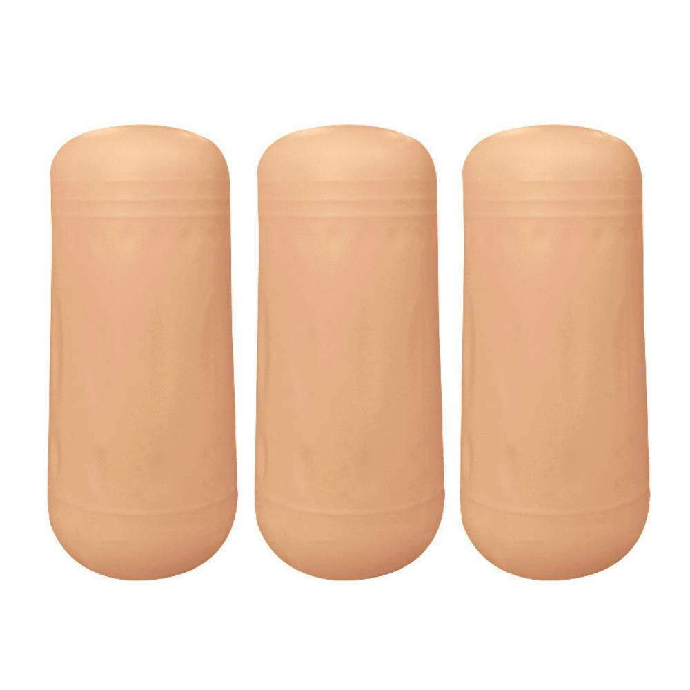 3Pcs Leakproof Leak Proof Toiletries Sleeves Elastic Refillable Bottle Protective Cap