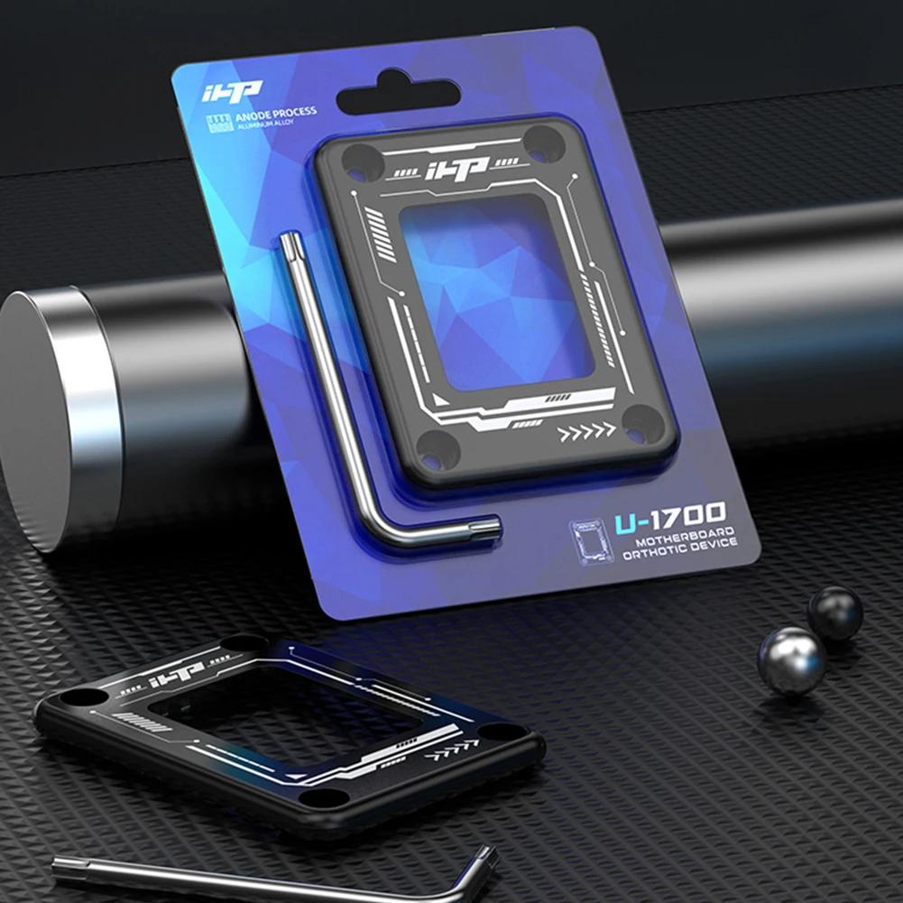 CPU Bending Correction Frame Bracket Aluminum Alloy Fixing Backplane CPU Installation Fixed Bracket for LGA1700-BCF Intel Gen 12