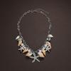 Bohemian Style Conch Shell Starfish Pearl Pendant Tassel Short Women's Necklace Suitable for Vacation