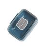 Portable Transparent Soap Box with Draining Lid for Bathroom, Dormitory, or Shower