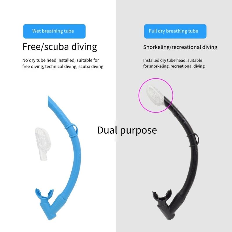 Flexible Rolls Up Snorkel Silicone Folding Snorkel with Compacts Storage Case Freediving & Snorkeling Snorkel Easy Use