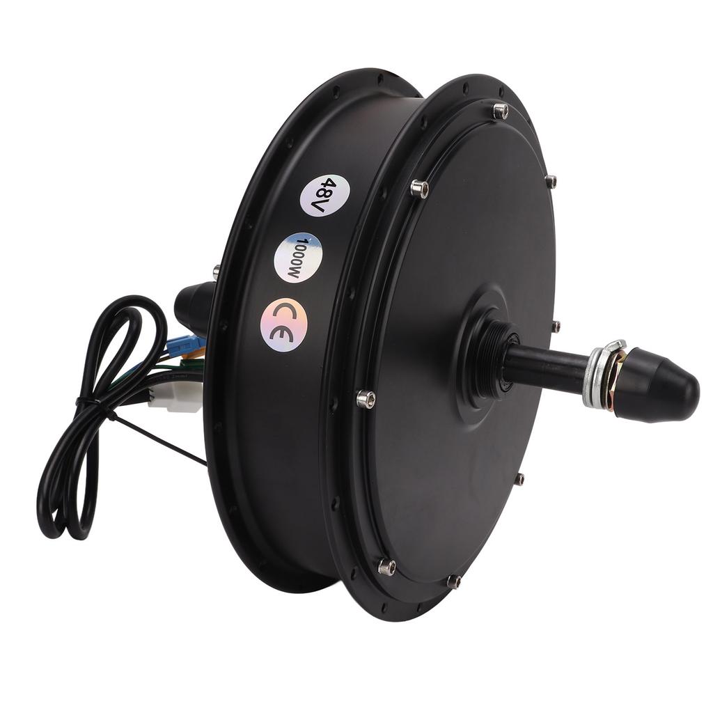 48V 1000W Rear Wheel Hub Motor Electric Bicycle Brushless Gearless Hub Motor for Snowmobile Electric Scooter