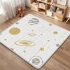 Foldable Baby Play Mat, PIGLOG 0.6in Thick Waterproof Playmats for Babies and Toddlers Kids, Safe Foam Playmat for Tummy Time