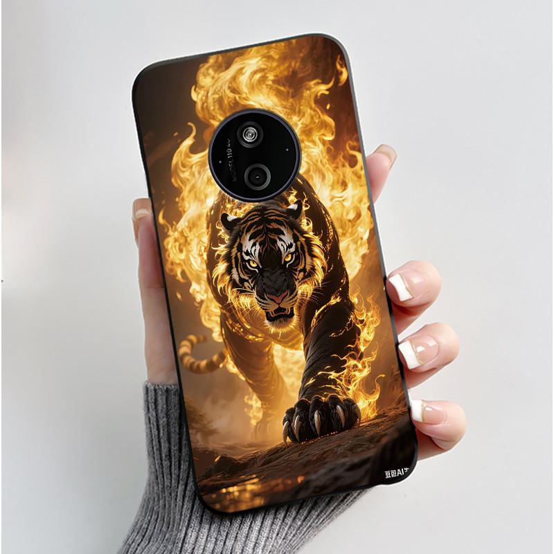 Casing For Nokia 125 110 4G 2024 HMD 110 Case Aesthetic Luxury Cute Cool Boys Girls Soft Silicone Black Matte Phone Cover Shell