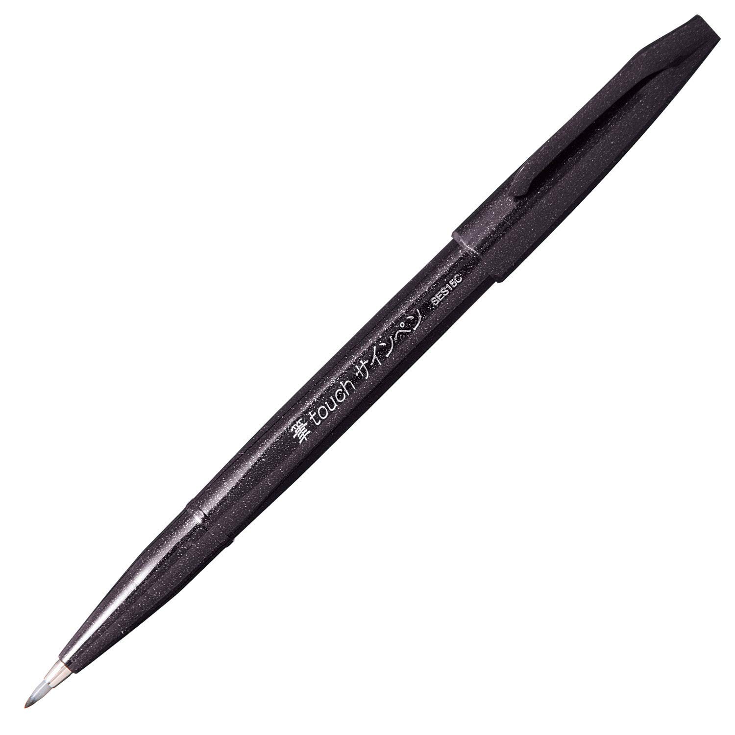 

Ручка-кисть Pentel Sign Pen, Черный, XSES15C-A чёрный