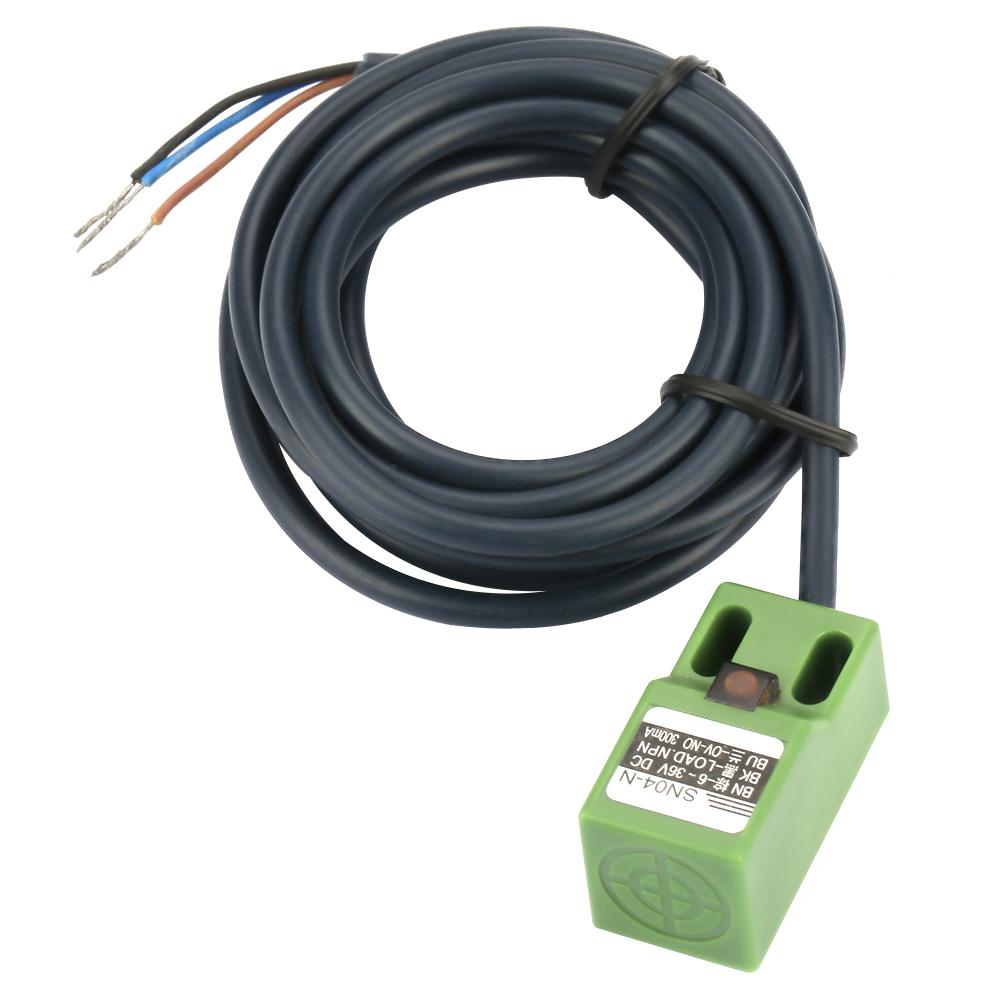 Proximity , NPN Sensor Detection Distance 4Mm, 12, 24V for Machinery, Light Industry, 1* with ABS Material