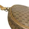 GUCCI 007 104 0013 vintage Old Gucci Micro GG PVC Shoulder Bag beige PVC Used