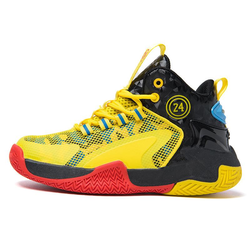 Children's Basketball Shoes for Summer New Style Boys' Sports Shoes for Large Children's Mesh Breathable Running Shoes for Boys' Sneakers