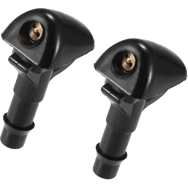 Windshield Wiper Washer Nozzle Spray Jet Fit for Nissan Frontier 2006-2013 - Pack of 2 Black Benefit