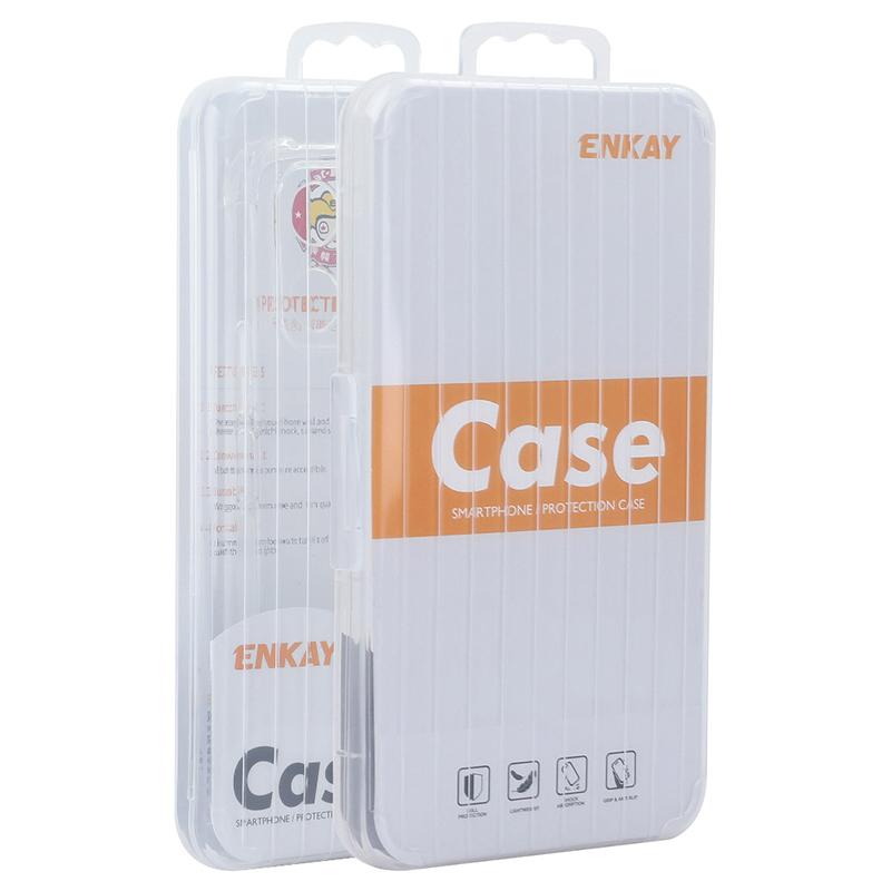 ENKAY HAT PRINCE Für Samsung Galaxy S24 FE Kristallklare Hülle TPU Handyhülle Eck-Airbag Fallschutz