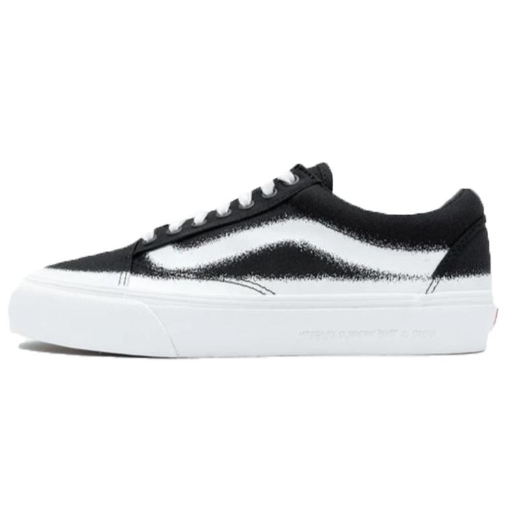 Vans Old Skool Series Comfortable Daily Low-Top Skate Shoes Unisex Sneakers Black White VN0A4BVF05B