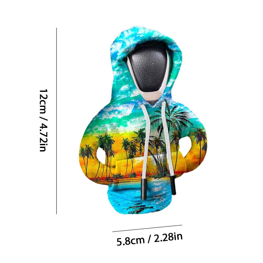 Car Gear Shift Hoodie Cover Shift Cover Car Gear Handle Decoration Fits Manual Automatic Universal Car Shift Lever Interior Deco