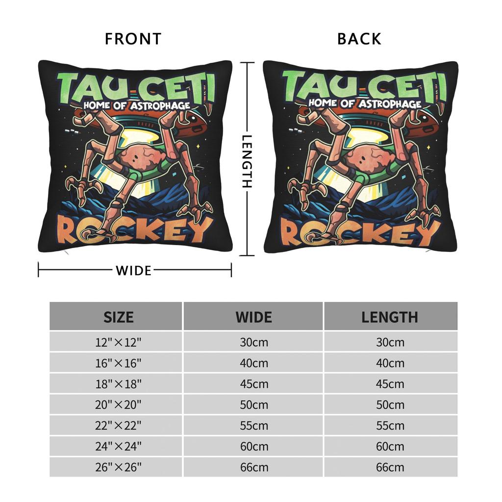 Project Tau Ceti Pillow Case Retro Trendy Pillow Cover Soft Pillowcases For Sofa Couch Bed Living Room