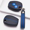 Anti Slip Car Key Protector for Renault Clio Kangoo Master Trafic Twingo Modus Megane Scenic Laguna Espace with Keychain Key Shell Accessory