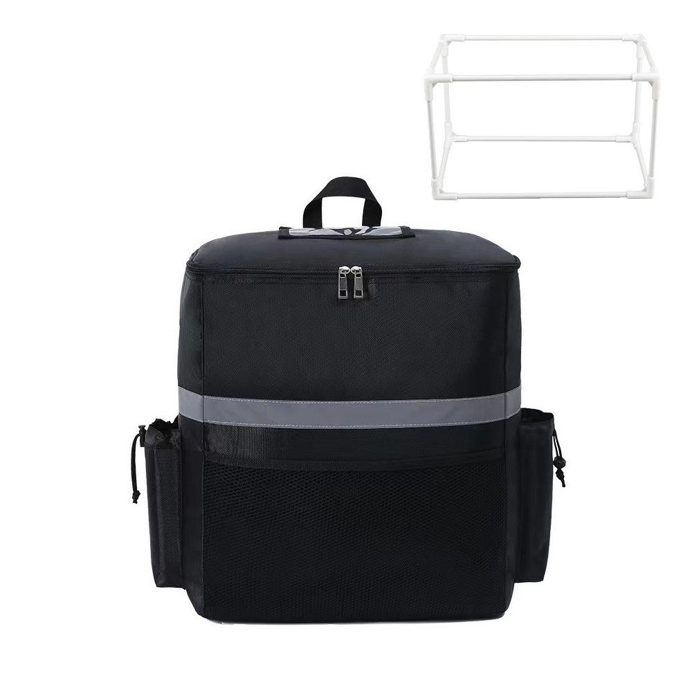 Large Capacity Commercial Delivery Box 35L Thermal Storage Backpack Food Storage Cooler Bag BBQ