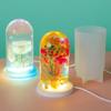 DIY Crystal Epoxy Resin Mold Led Night Light Ornament Spherical Lamp Holder Cylindrical Silicone Mold