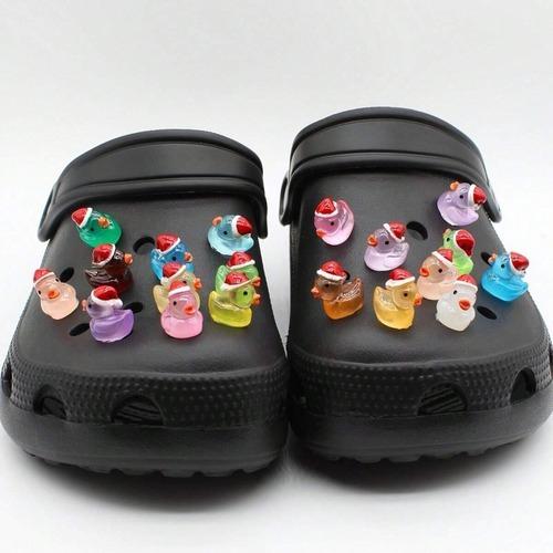 1Set DIY Colorful Powder Shoe Charms Set Fashion Crystal Pearl Flower Shoe Decorations Detachable Shoes Accessories