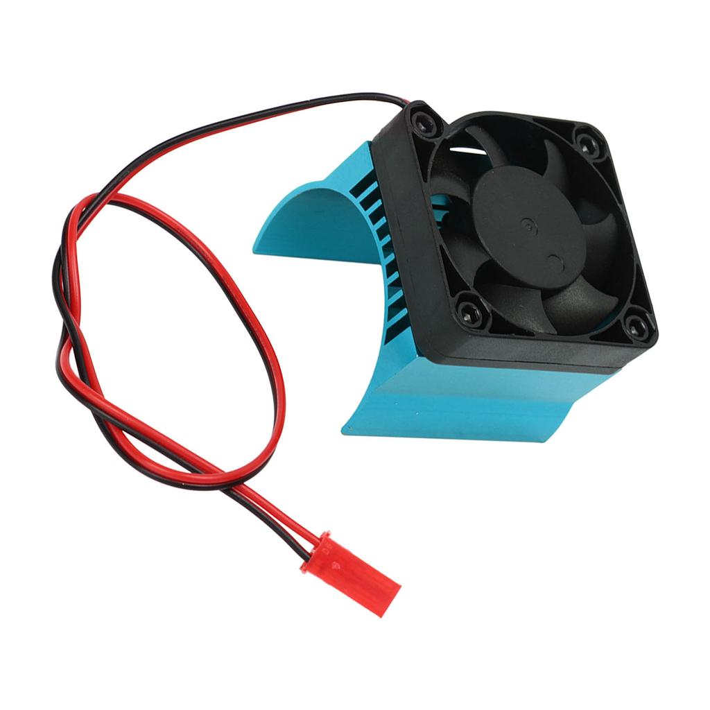 Motor Heat Sink Aluminum Alloy Stable Efficient Temperature Control Cooling Fan for 42mm Dia Motor 1Celsius8 RC   5V