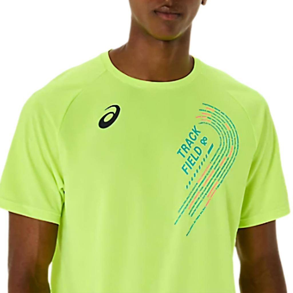 Asics Fashion Casual Comfortable Versatile Short Sleeve T-Shirt Men tops Yellow 2091A749-751
