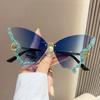 Rhinestone Butterfly Unique Sunglasses Womens Fashion Shades Personality