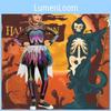 Skeleton Human Halloween Cosplay Costume Role Play Party Stage Gift Performance