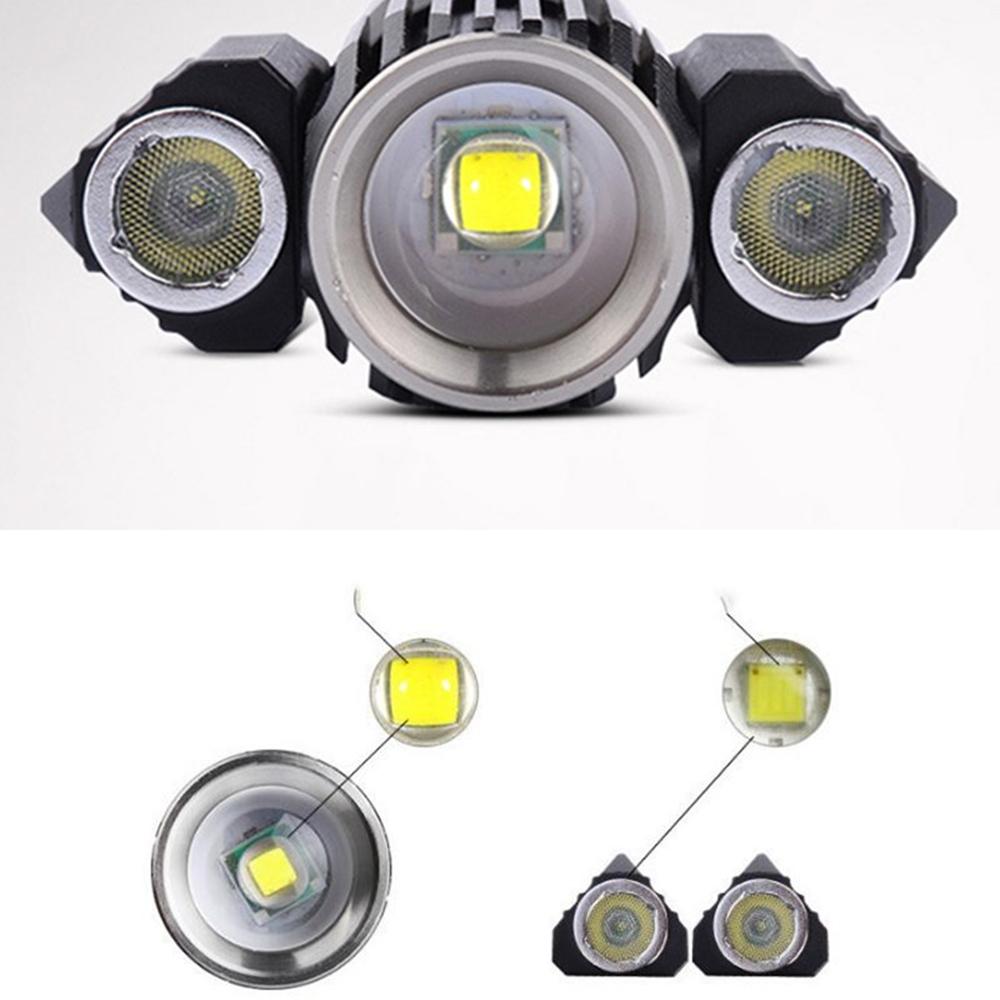 Usb Rechargeable Led Bicycle Headlight Bike Head Light Front Lamp Set Cycling