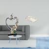 Sculpture for Bedroom And Wedding Decor with Elegant Vanity Food Serving Tray Home Cafe