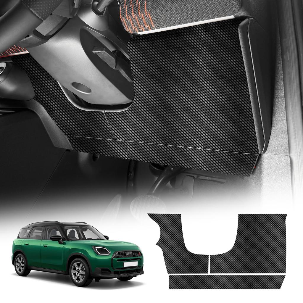 KUNGKIC Mini Cooper Cooper J01 SE E 4th Generation 2024 2025 Dedicated Kick Guard Protective Mat Protector Dirt Prevention Sticker Kick Prevention