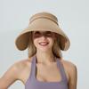 OEING Summer Foldable Large Brim Sun Visor Hat