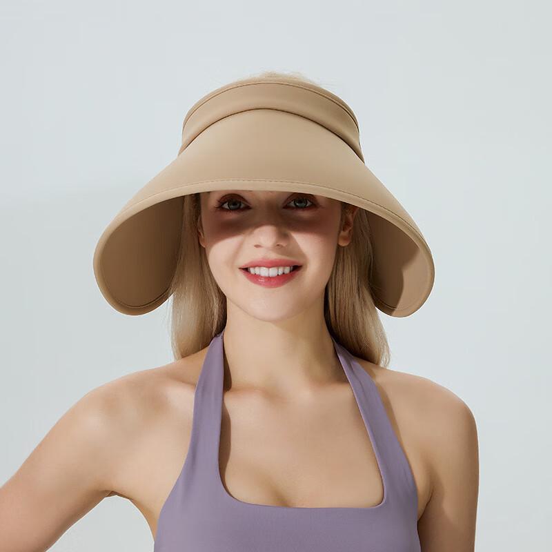 OEING Summer Foldable Large Brim Sun Visor Hat