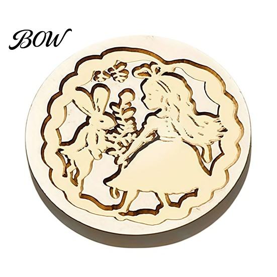 Wedding Invitation Stamp Brass Wax Seal Heads, Alphabet Christmas Embossed Sealing Artistic Relief Head for Envelope Gift Wrapping Journal Scrapbook